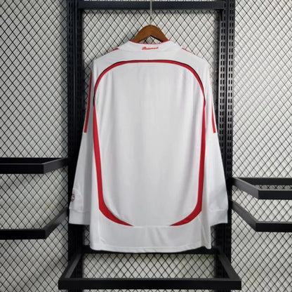 AC Milan 2006/2007 Alternativa Retro Manga Larga