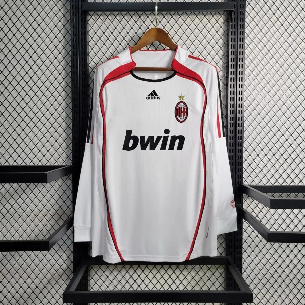 AC Milan 2006/2007 Alternativa Retro Manga Larga